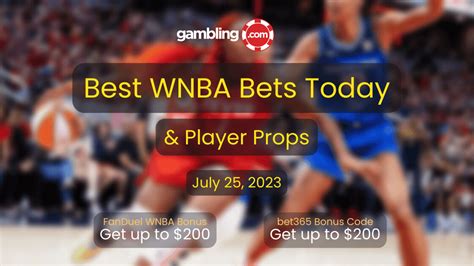 wnba best prop bets today|Free WNBA Betting Picks & Predictions .